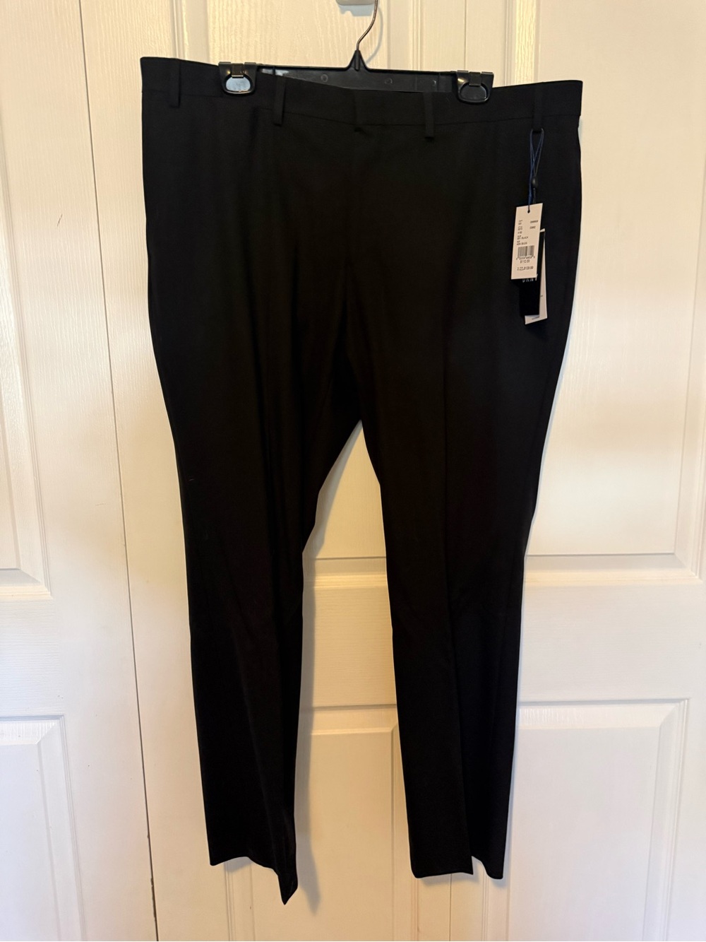 DKNY Men's Black Dress Pants - Slim Tailored Style